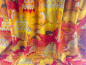 Preview: Eigenproduktion "Bohemian Summer" von Graustufen-Stoffe auf Baumwolljersey, Jersey Boho Stoff, orange, gelb